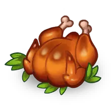 Roasted Turkey - dish - High Resolution PNG