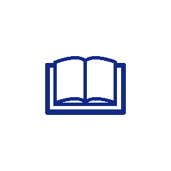 Blue Book Icon - Transparent Layer PNG