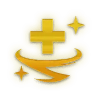 Golden Cross Star - logo - High Resolution PNG
