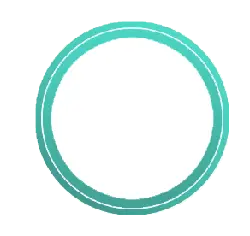 Green Ring White Circle - green - PNG Images