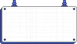 Grid Notebook - blue - Free Download PNG