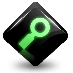 Green Magnifying Glass Icon - search - PNG Images