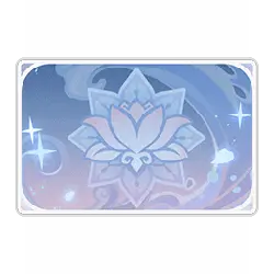 Blue Lotus Card - magic - High Resolution PNG