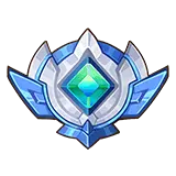 Ice Crystal Badge - gem - High Resolution PNG