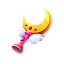 Magic Wand - moon - wings - Transparent Layer PNG