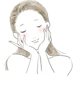 Girl with hands on face - hands action - No Background PNG
