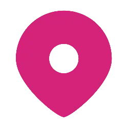 Pink Location Icon - map - No Background PNG