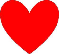 Red Heart - red - PNG Images