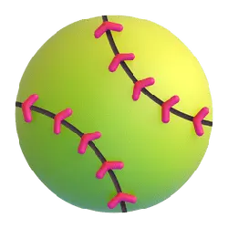 Softball - pink - Lossless PNG