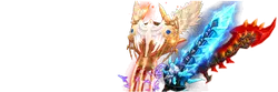 Three-headed Dragon - ice - PNG Images