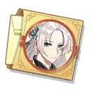 Gray-haired Youth - red eyes - High Resolution PNG