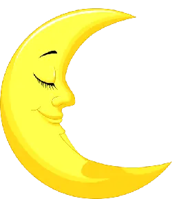 Smiling Moon - High Quality PNG