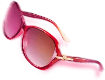 Red Sunglasses - glasses - No Background PNG