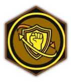 Fist Shield Badge - logo - Free PNG