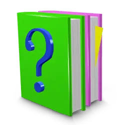 Green Book - green question mark - Free Download PNG