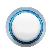 Blue Button - trendy - High Resolution PNG