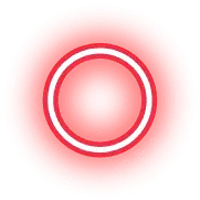 Red Neon Ring - neon light - Transparent Background PNG