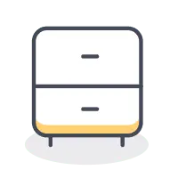 Drawer Unit - furniture - High Resolution PNG