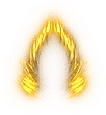 Golden Wings - wings - abstract - High Resolution PNG