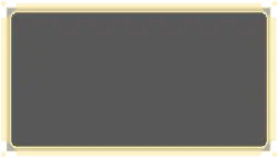 Gray Rectangle Frame - Curated PNG