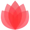 Pink Lotus Flower - icon - No Background PNG