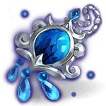 Blue Gem Pendant - jewellery - Transparent Background PNG