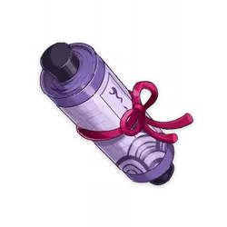 Purple Scroll - gift - Transparent Layer PNG