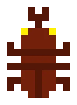 Pixel Bug - insect - PNG