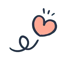 Heart Balloon - heart shape - cartoon - High Resolution PNG