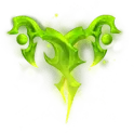 Green Butterfly - symmetrical - High Resolution PNG
