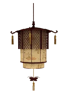 Lantern - hanging - decoration - Transparent Background PNG