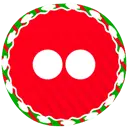 Red and White Circular Pattern - red - Lossless PNG