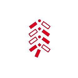 Abstract Graphic - red - geometric shape - No Background PNG