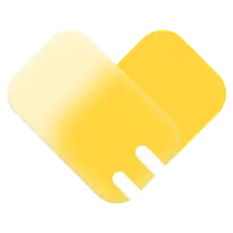 Heart Icon - logo - yellow - No Watermark PNG