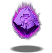 Purple Crystal Stone - mystical - Transparent Background PNG