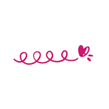 Pink Spiral Line - art - Transparent Background PNG