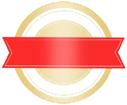 Gold Badge - red - PNG Images