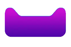 Purple Gradient Rectangle - graphic design - PNG Images