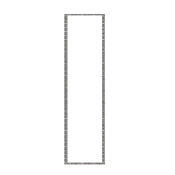 Black Rectangle - minimalist style - graphic design - High Resolution PNG