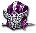 Purple Helmet - wings - Transparent Background PNG
