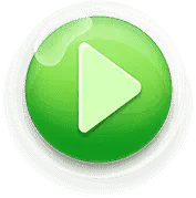 Play Button - video - green - Free PNG