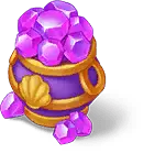 Treasure Chest - purple - coins - Lossless PNG