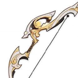 Elegant Bow and Arrow - gold - Lossless PNG
