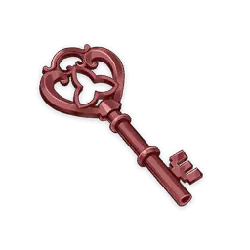 Heart-shaped Key - key - Transparent Background PNG