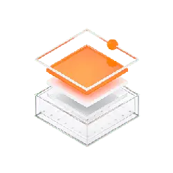 Orange Block - minimalistic - No Watermark PNG