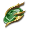 Green Gem Amulet - amulet - High Resolution PNG