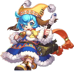 Blue-haired Girl - hat - blue hair - PNG Images