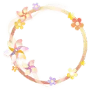 Flower Wreath - pink - Curated PNG