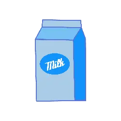 Milk Carton - food - Free PNG