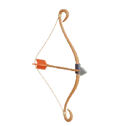 Bow and Arrow - historical - High Resolution PNG